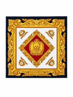 Moschino Toy Baroque Oversized‎ Modal Cashmere Scarf